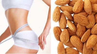 Миндаль помогает избавиться от жировых отложений вокруг живота